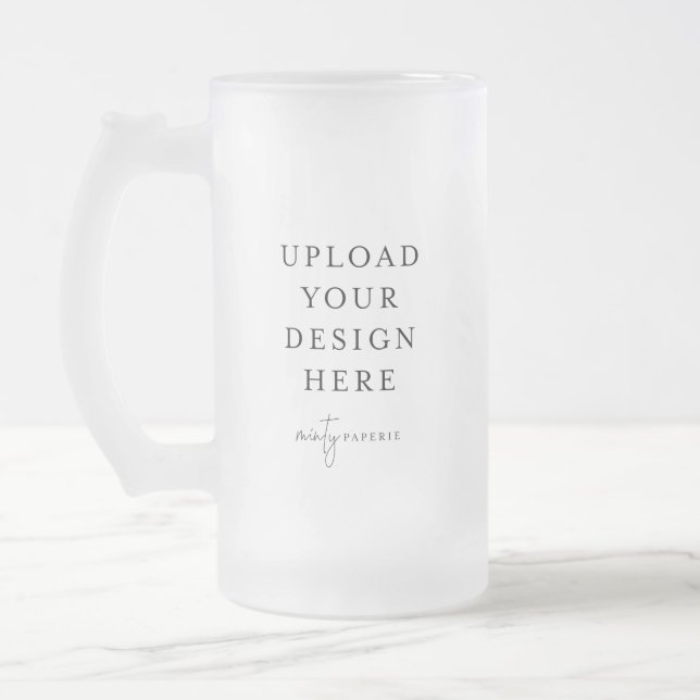 Frosted Beer Mug 10oz or 16oz (Left)