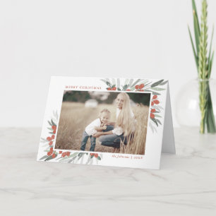 Frosted Berries Photo Greeting Card