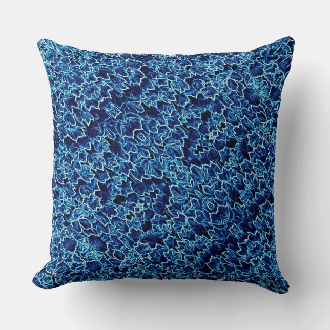 Frosted Blue Ivy Cool Cushion (Front)