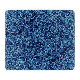 Frosted Blue Ivy Cool Cutting Board