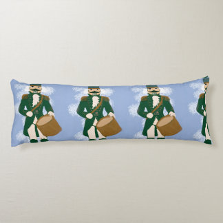 Frosted Blue Nutcracker Christmas Body Cushion