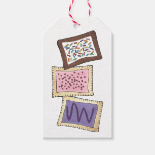 Frosted Breakfast Toaster Pastry Junk Food Foodie Gift Tags