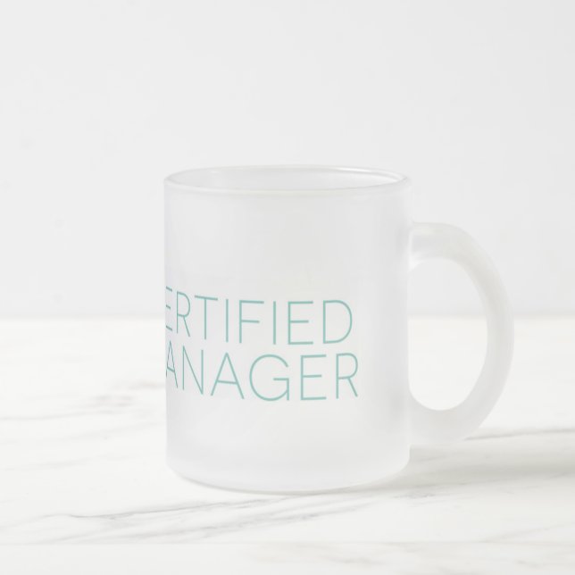 Frosted Certified Manager Mug (Right)
