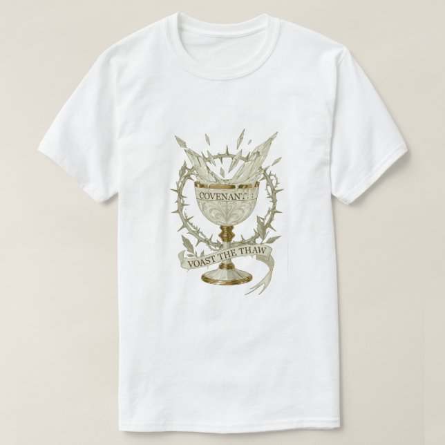 Frosted Chalice Covenant T-Shirt | Toast the Thaw (Design Front)