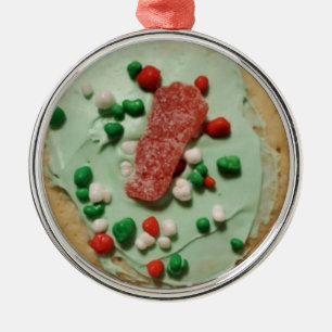 Frosted Christmas Sugar Cookie Candy Gummie Metal Tree Decoration