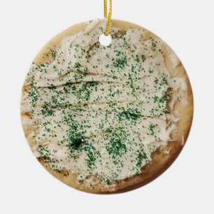 Frosted Christmas Sugar Cookie Candy Sprinkles Ceramic Tree Decoration
