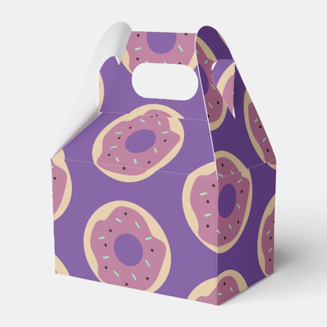 Frosted Doughnuts Halloween Sprinkle Party Favour  Box (Front Side)