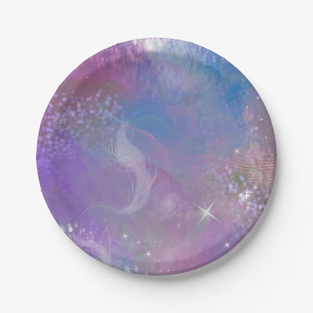 Frosted Dreaming Paper Plate (Front)