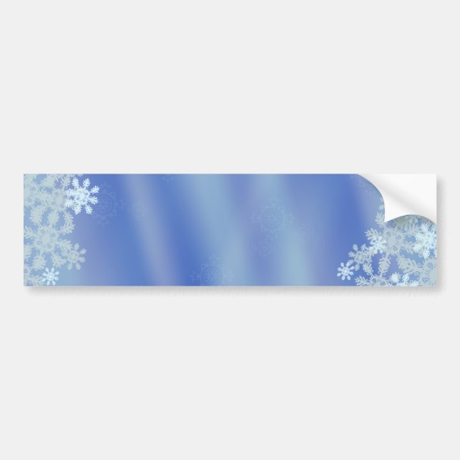 Frosted Edges Bumper Sticker (Front)