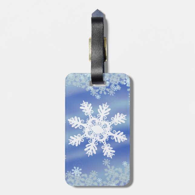 Frosted Edges VII Luggage Tag (Back Vertical)