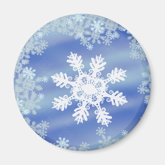 Frosted Edges VII Magnet (Front)