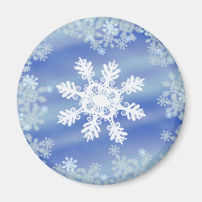 Frosted Edges VII Magnet (Front)