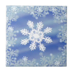 Frosted Edges VII Tile