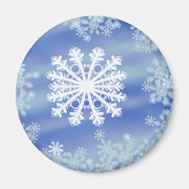 Frosted Edges VIII Magnet (Front)