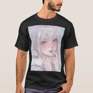 Frosted Fairy Tale: Aesthetic Silver Hair Girl & I T-Shirt