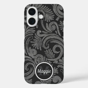 Frosted Ferns: Winter Whimsy iPhone 16 Case