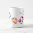 Frosted Floral Bible Verse Mug