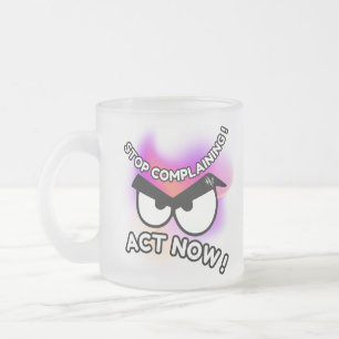 Frosted Glass Mug 10oz : Act Now