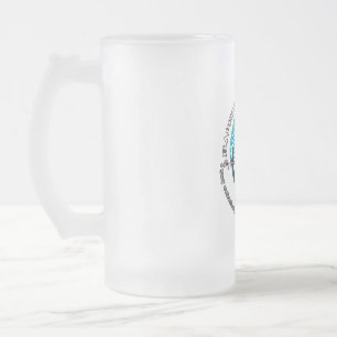 Frosted Glass Mug, 16 oz Frosted Glass Beer Mug