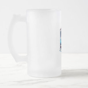 Frosted Glass Mug, 16 oz Frosted Glass Beer Mug