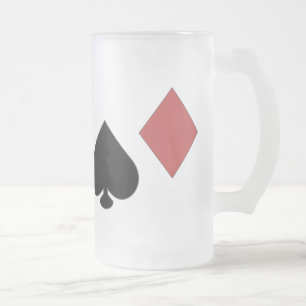 Frosted Glass POKER MUG