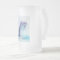 Frosted, glass, stein, 16oz,  custom, design