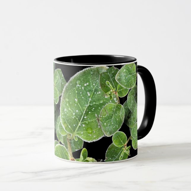 Frosted Leaves Mug (Front Right)