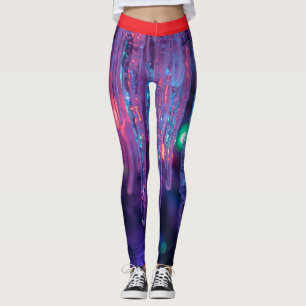 Frosted Lights Winter Icicle Leggings