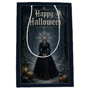 Frosted Midnight Halloween Enchantress Medium Gift Bag