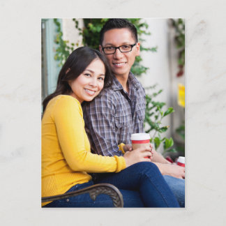 Frosted Mistletoe Announcement Postcard