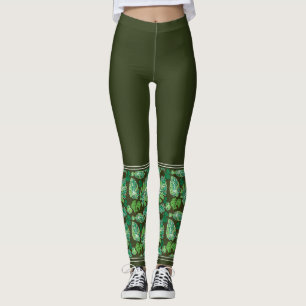 Frosted Monstera Leggings