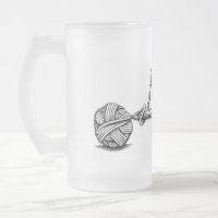 Frosted NYC Crochet Guild mug