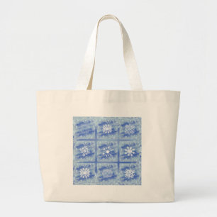 Frosted Panes II Large Tote Bag