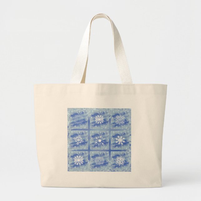 Frosted Panes II Large Tote Bag (Front)