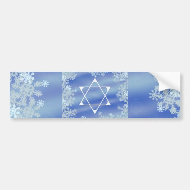 Frosted Star Bumper Sticker (Front)