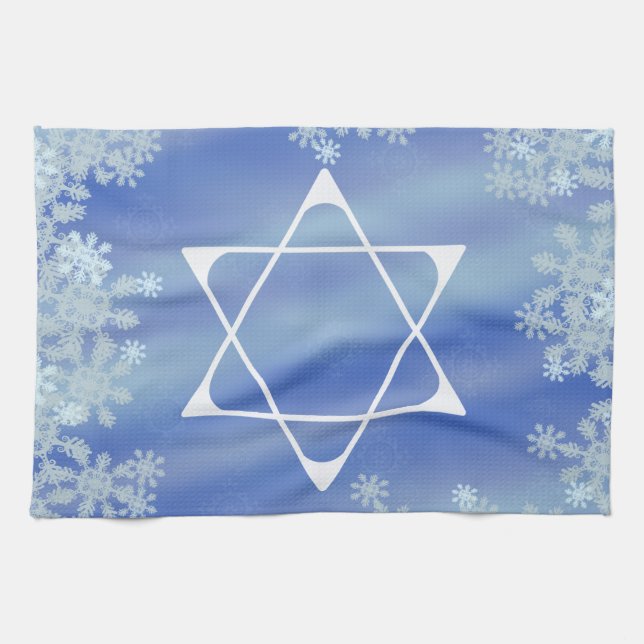 Frosted Star Tea Towel (Horizontal)