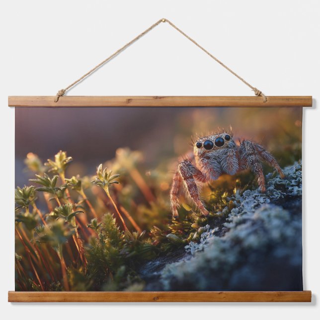 Frosted Toadstool Moss Sunrise Wall Art (Front)
