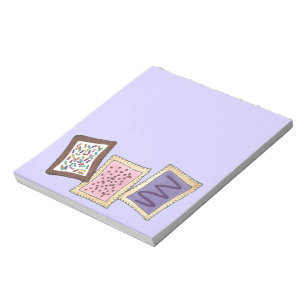 Frosted Toaster Pastries Bakery Breakfast Pastry Notepad
