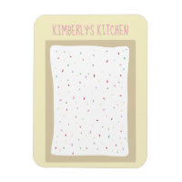Frosted Toaster Pastry Cute Personalised Magnet