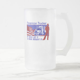 Frosted Truckers Mug