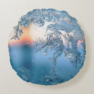 Frosted View Round Cushion