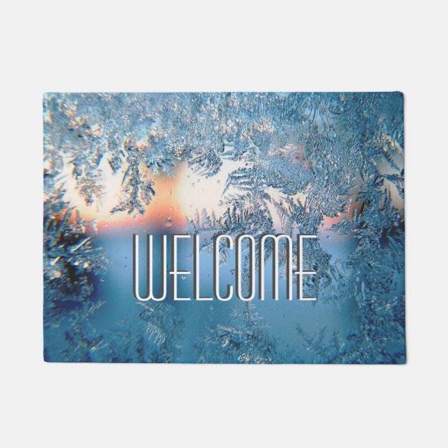 Frosted View Welcome Doormat (Front)