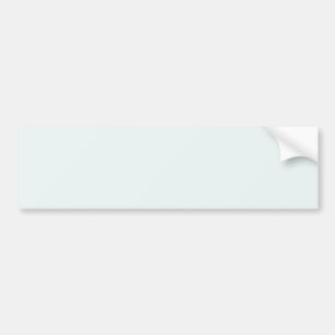 Frosted White Solid Colour   Classic   Elegant Bumper Sticker