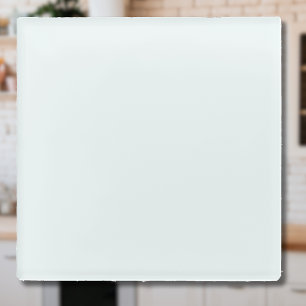 Frosted White Solid Colour   Classic   Elegant Glass Coaster