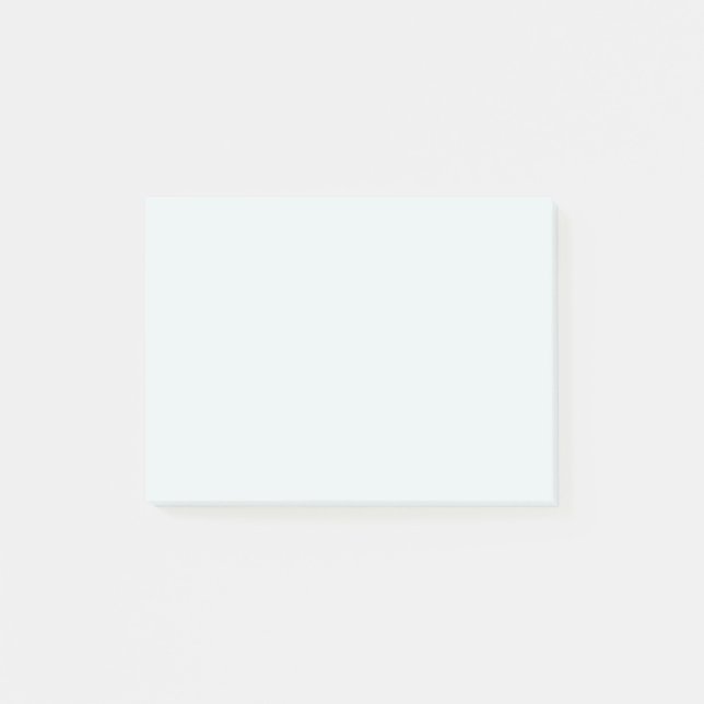 Frosted White Solid Colour | Classic | Elegant Post-it Notes (Front)
