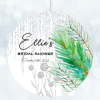 Frosted Winter - Silver - Multi-use Favour Sticker