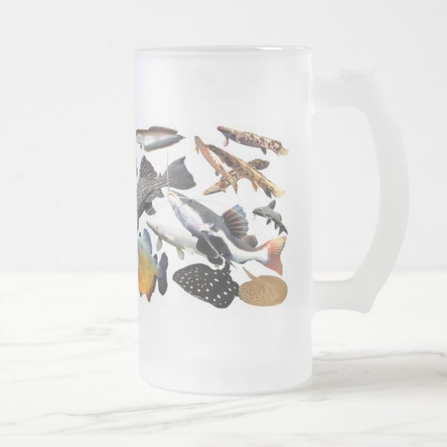 FROSTGLASS MUG FOR LARGE TROPICAL FISH (Right)