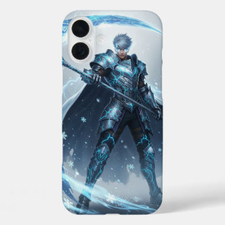 Frostmarked Warrior | Epic Anime iPhone 16 Plus Case