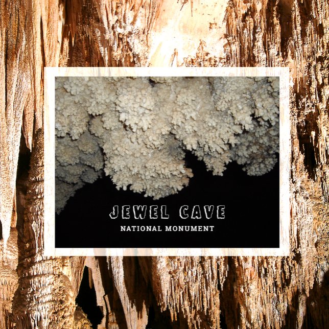 Frostwork-Covered Popcorn, Jewel Cave, SD Postcard (Creator Uploaded)