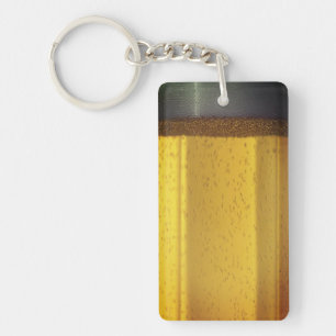 Frosty Beer Glass Key Ring